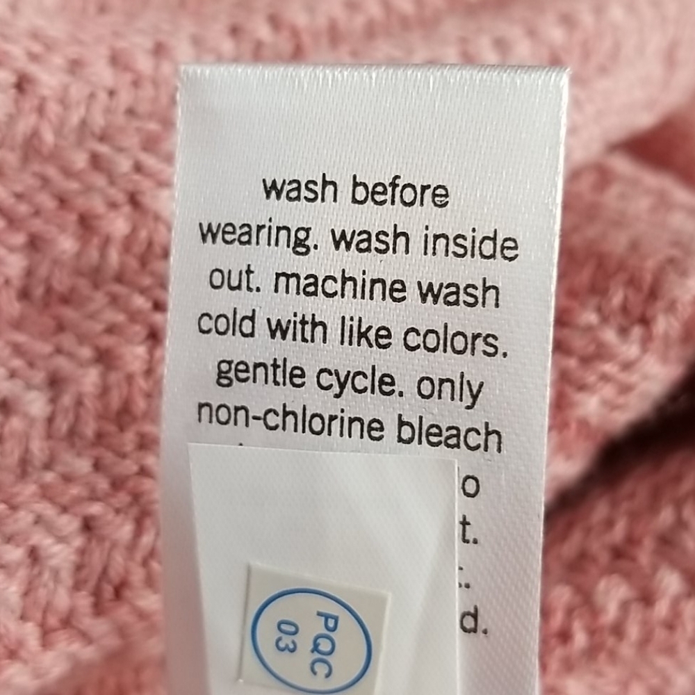 Sonoma Mauve Pink V-Neck Sweater Medium - Picture 8 of 9